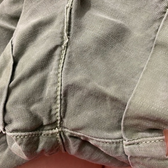 Sneak Peek Tencel Olive Green Romper Size S - Picture 6 of 7